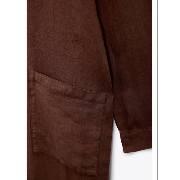 Zara Full Length Linen Jumpsuit S - Picture 7 of 8